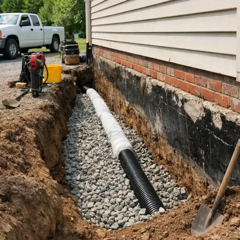 French Drain Carrollton