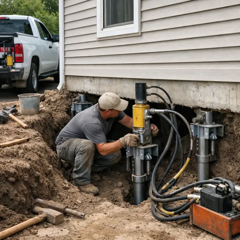 Helical Pier Installation Carrollton